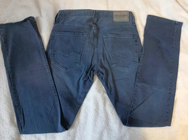 Calça jeans Replay azul-marin corte slim 38 - M – photo 8